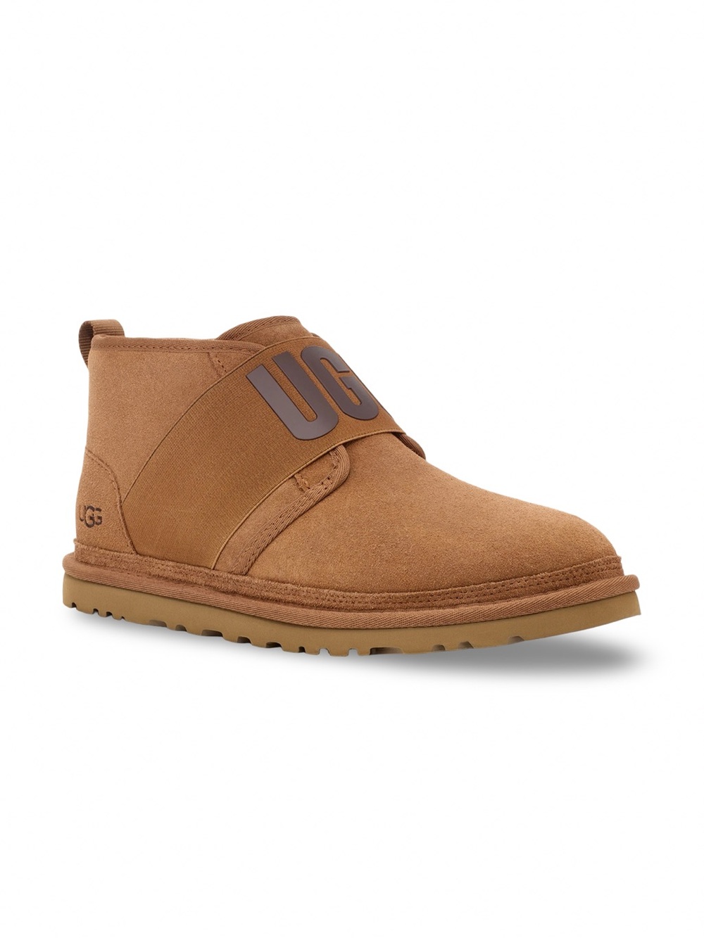 UGG Neumel II Graphic Chukka Boots Chestnut Brown Wool Lining Men's 10